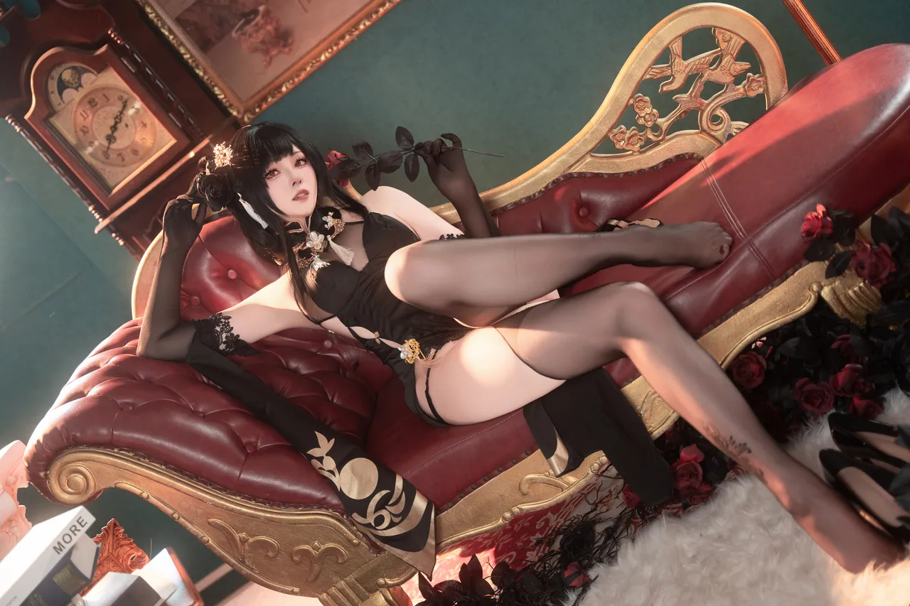 Natsuko夏夏子 - 碧蓝航线镇海旗袍 76P 502MB-erohere19.webp